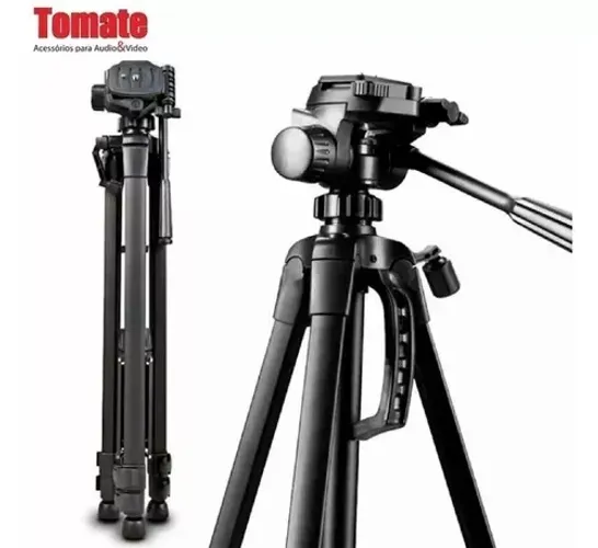Tripé Para Camera Tomate Mtg-8016 Com Altura Até 1,7m