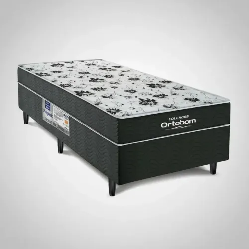 Cama box conjugado solteiro ORTOBOM
