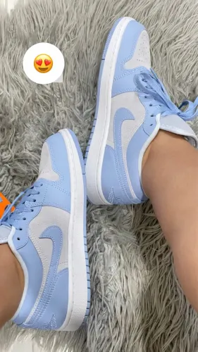 tênis nike air jordan low wmns university blue 37