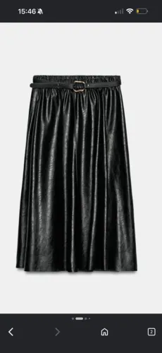 Saia mídi Zara NOVA