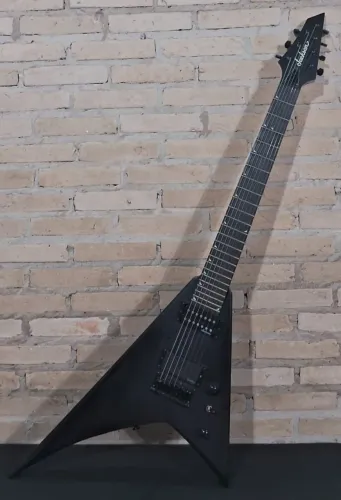 Guitarra Jackson Js22-7 Rhoads Satin Black + Captador Ativo EMG 81-7XH<br>