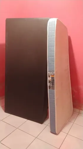 Cama box solteiro com colchão