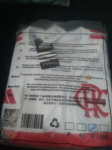 Camisa do Flamengo disponível no tamanho G e GG