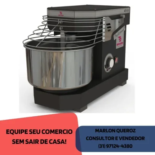 Amassadeira Espiral 5KG Braesi Bivolt Nova