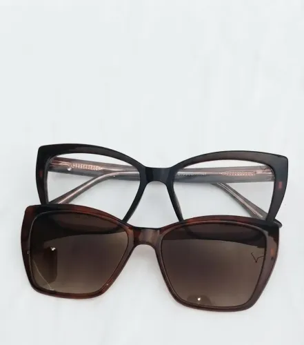 Vendo Óculos com Lentes Magnéticas 2 em 1 (Armação + Sol) - Novo