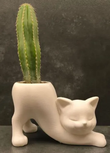 Vaso Gatinho Espreguiçando