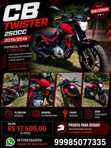 Moto bem Conservada, Usada para viagens.