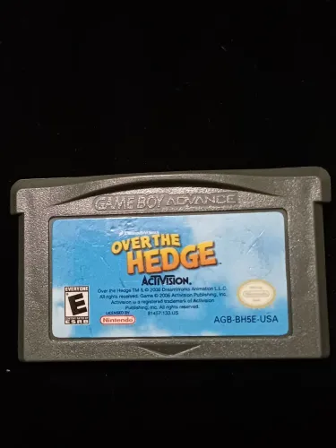 Fita Over the Hedge(os sem floresta) do Nintendo Game Boy Advance Original!