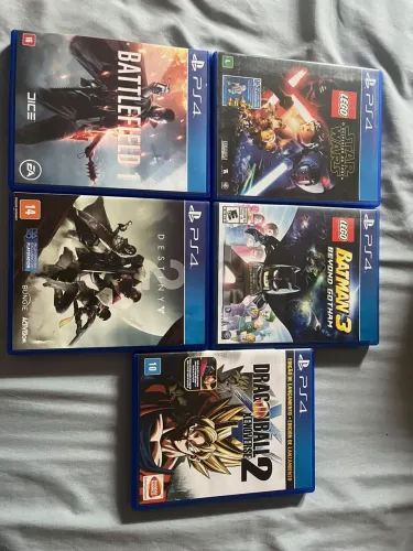VENDO LOTE DE 5 JOGOS PS4