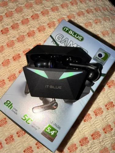 Fone de ouvido Bluetooth sem fio Gamer