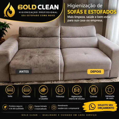 Higienização de Sofás e Estofados em Brasília