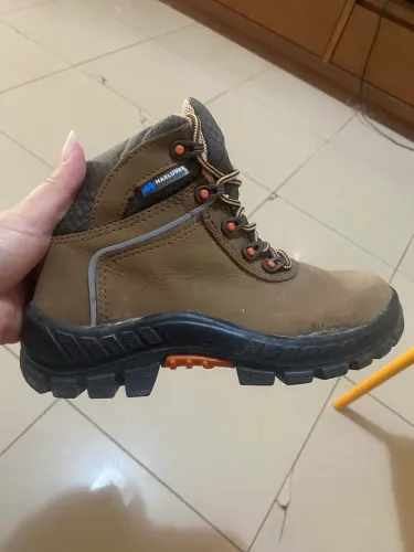 Bota Marluvas Couro Nobuck Marrom n 36
