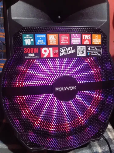 Caixa de som Polivox 300W