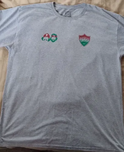 Camisa cinza torcida Flumaça Fluminense cheech e Chong tamanho GG