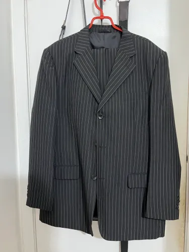 Conjunto Social Masculino Listrado (Blazer + Calça)  