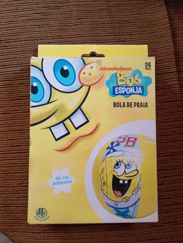 Bob Esponja lata e bola de praia 