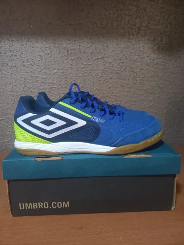 Chuteira Umbro Pro 5 Club Azul Original - Tamanho 41