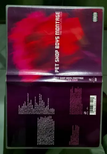 DVD da banda PET SHOP BOYS MONTAGE, do the nightlife tour