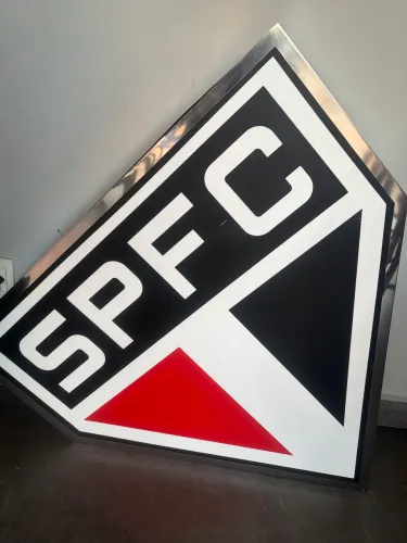 Placa luminosa SPFC / São Paulo FC decorativa