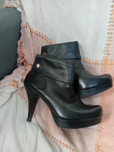 Bota feminina 37 couro legítimo