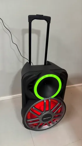 Caixa Amplificada Lenoxx LCA12 Bluetooth Nova ? Som Potente