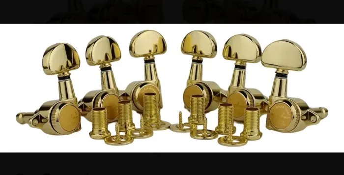 Tarraxa Trava Guyker 3r3l Violão Guitarra Dourada 3x3