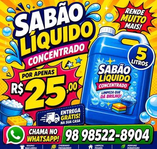 5LT sabão Líquido Concentrado