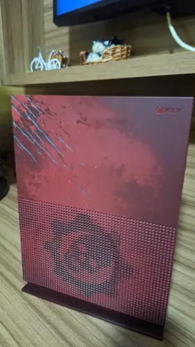 Xbox One S Gears of War 4 Vermelho