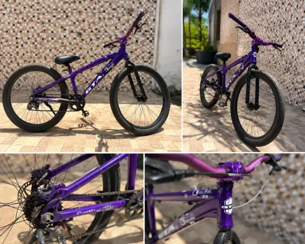 Bike GTA Rebel XX Aro 26 Roxa - Excelente Estado