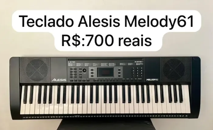 Teclado e cadeira