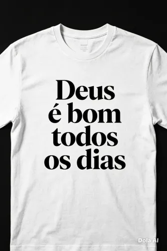 Camiseta Deus é bom todos os dias P M G