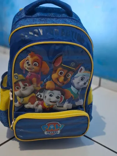 Kit mochila 2 peças e bolso e estojo embutido