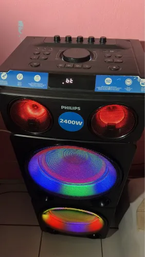 Caixa de Som Torre Philips TAX5509/78 Party Speaker 2400W