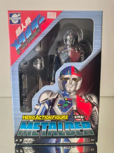 Action Figure do herói Metalder - O Homem Máquina, HAF Hero Action Figure, Tokusatsu, Toei
