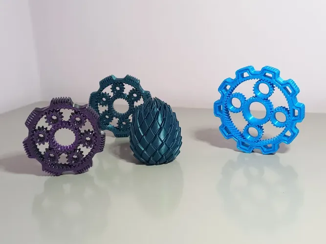 Spinner + escama de dragão sensorial ( em PLA)