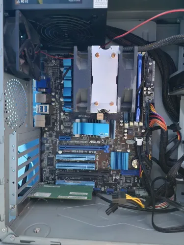 Kit placa mãe + processador + 16gb memória e placa de rede