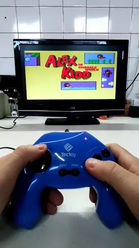 Controle Master System 40 jogos na memória Plug'n'play