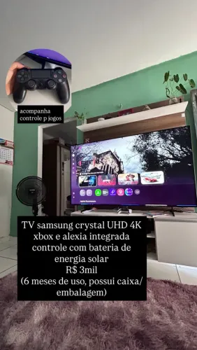 TV Samsung 65? crystal UHD