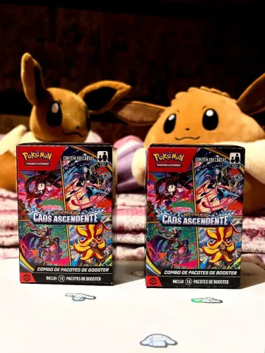 Duas Box Mega Evolução Pokemon: Caos Ascendente