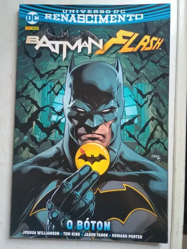 Batman e Flash O Boton edição capa cartão
