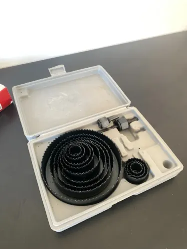 Kit de serra copos varias medidas para madeiras e outros