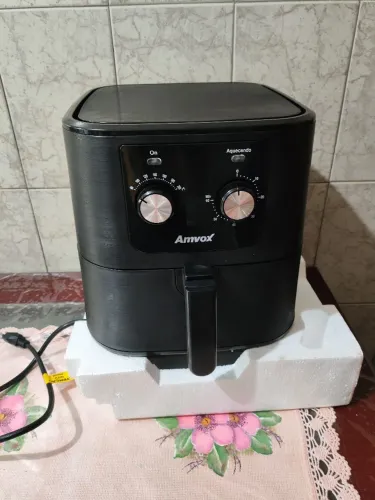 Air Fryer Amvox ARF 1255 M Black 7 Litros - Na Caixa!