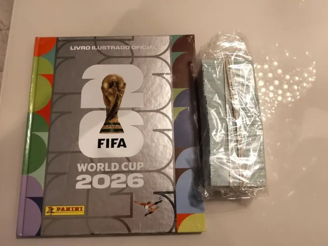 Álbum + figurinhas da copa 2026