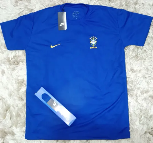 Camisa Brasil Azul Dry-Fit