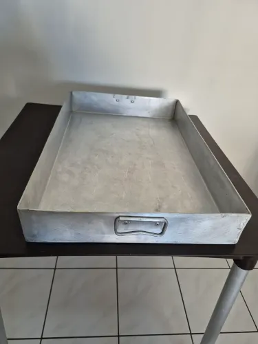 Forma Assadeira alumínio N 8 62x41 linha hotel com alças