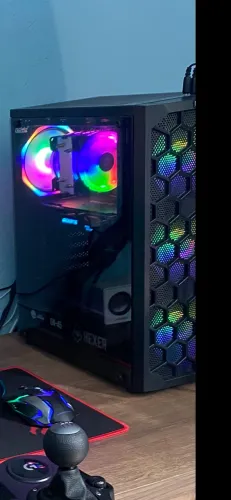 Gabinete gamer com fans ! Só gabinete