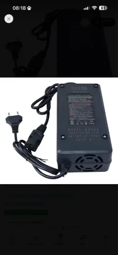 Carregador DUIMB 67.2V5A Bivolt para Bateria Lithium Scooter Elétrica