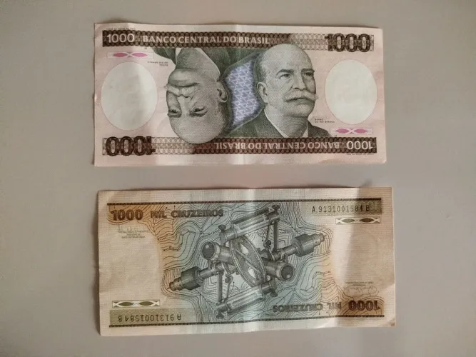 nota antiga relíquia colecionadores
