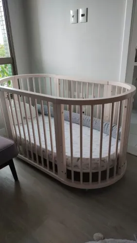 Berço Evolutivo Sleep - 3 em 1 - Rosa