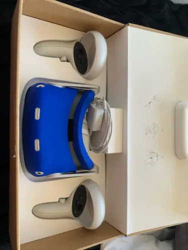 **LEIA DESCRIÇÃO** HEADSET VR OCULUS QUEST 2 (248GB)+ ELITE STRAP C/ BATERIA